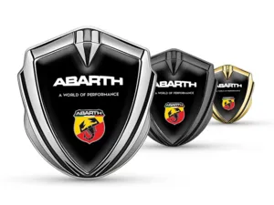 Fiat Abarth Metall Emblem Abzeichen Minimaler Stil Universell